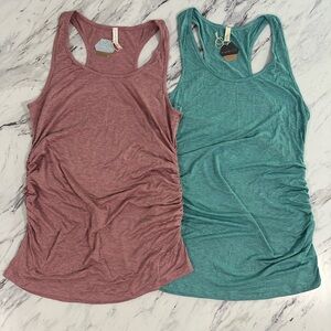 PinkBlush Maternity Tank Tops size L NWT